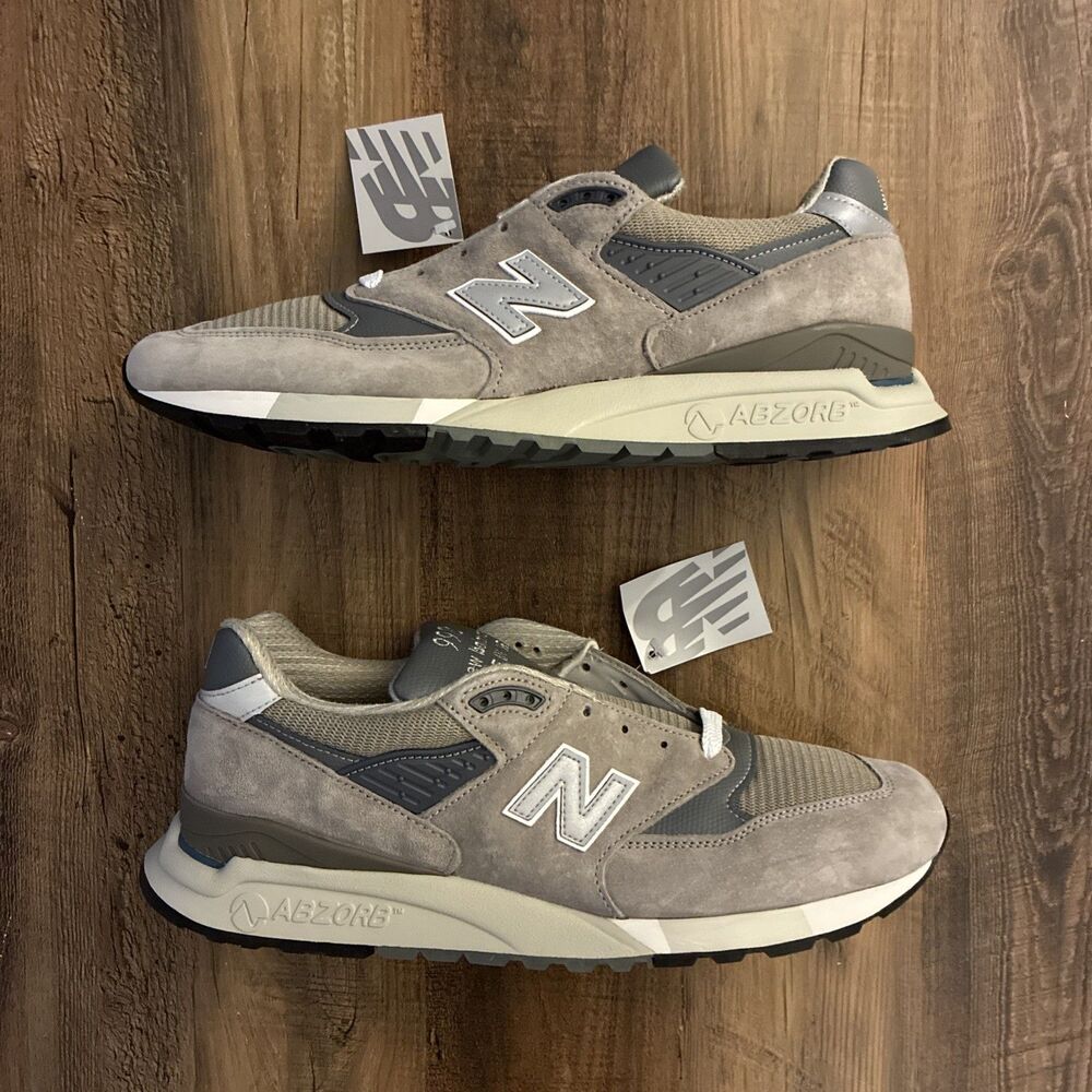 New Balance 998 Core Grey Reflective Silver Men Size 11 Shoes U998GR New